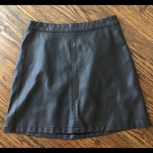 Abercrombie & Fitch Leather Skirt